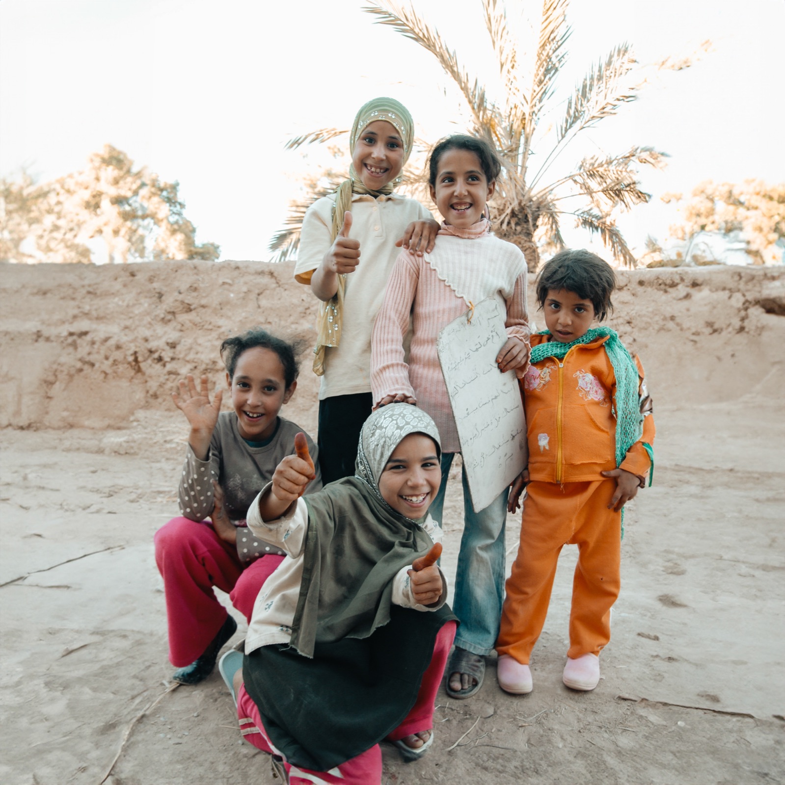Bambine dello ksar Haroun, vicino Rissani